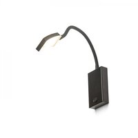 S ramenem - RED R12942 FRISCO W nástěnná černá 230V LED 4.2W 120° 3000K - RED - DESIGN RENDL