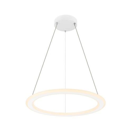 Kruhová - LA 1007856 ONE FLAT PD single, závěsná lampa, 180cm, 2700/3000K, PHASE, bílá - BIG WHITE (SLV) - foto 1
