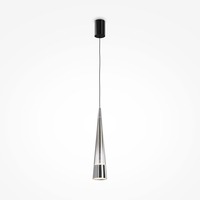 Subtilní - M P090PL-L12CH3K Závěsné svítidlo Sintesi 3000K 12W teplá bílá 420lm chrom kov/sklo - MAYTONI