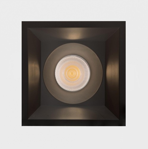 Hranatá - KHL K50805.01.RF.BK-BK.38.ST.8.40.PC NOON SQ zapuštěné svítidlo s rámečkem černá 10 W 4000K fázové stmívání - KOHL-Lighting - foto 1