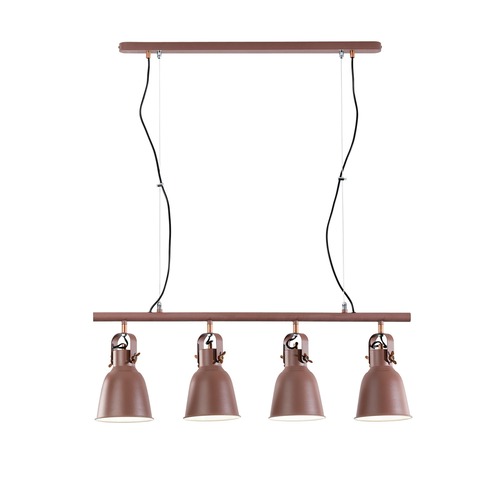Dekorativní - FAN I-LEGEND-S4 BRO Závěsné svítidlo Legend, corten/měděné, 4 x E27, 85,5 x 179 cm - FANEUROPE - foto 1