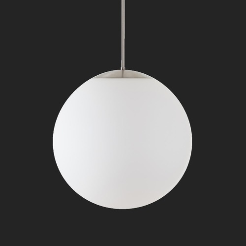 Nouzové osvětlení - OS ADR72558 ADRIA P4 HP závěsné skleněné svítidlo nerez broušená / bílá IP40 4000 K 58W LED nouzové kombinované 3 h (původní kód OS 72558) - OSMONT - foto 1