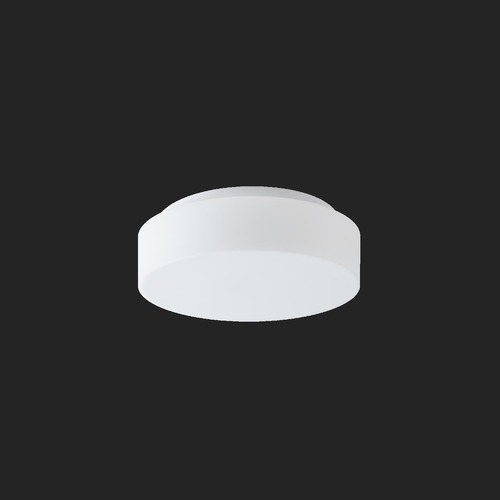 Kruhová - OS ELS49774 ELSA 1 stropní/nástěnné skleněné svítidlo bílá IP44 4000 K 1W LED (původní kód OS 49774) - OSMONT - foto 1