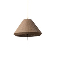Závěsná - FARO 71584-06 SAIGON šedá/hnědá, přenosné a závěsné svítidlo T70 - FARO