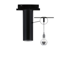 Lišty a příslušenství - P 95791 URail univerzální adaptér pro závěs max. 50W 230V černá mat - PAULMANN