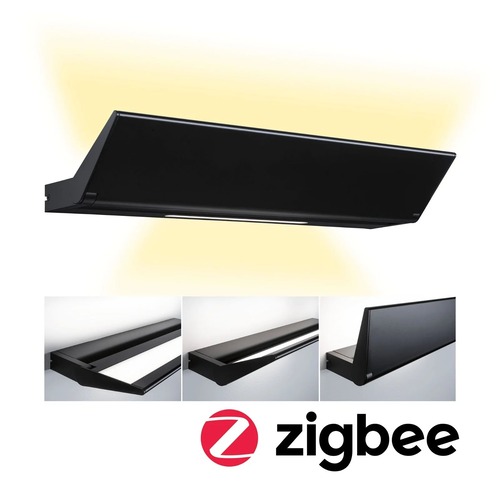 Podélná - P 79507 Nástěnné svítidlo Ranva Zigbee Tunable White LED černé 230V - PAULMANN - foto 1