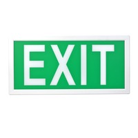 LED nouzové osvětlení - LED nouzové světlo 3 hodiny Nouzové trvání s PVC legendou