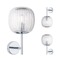 Dekorativní - P 71140 Selection Bathroom nástěnné svítidlo Ruya IP44 E14 230V max. 20W sklo/chrom - PAULMANN