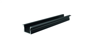 Al profily k zapuštění - IMPR 975163 ET-02-15 vysoký T-profil pro 15 - 16,3 mm LED pásek matná černá - LIGHT IMPRESSIONS