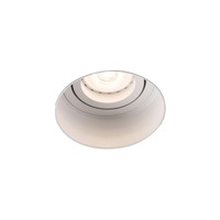 Kruhová - FARO 40110 HYDE R zapuštěné kruhové nastavitelné stropní svítidlo bezrámečkové, bílá - FARO