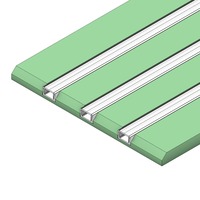 Al profily k zapuštění - SLC PE1220 Profil pro pásky DL 3 track sádrokarton - TLG
