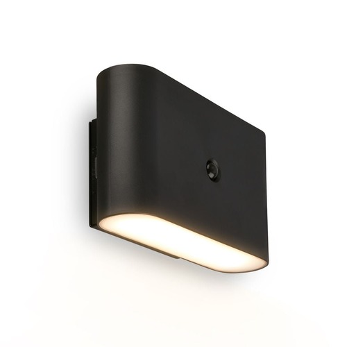 Nepřímé osvětlení - BRI 3878015 AKCE - Chat nástěnné svítidlo - 3W, 270lm, bezdrátová, LED, s pohybovým čidlem, černá - BRILONER - foto 1
