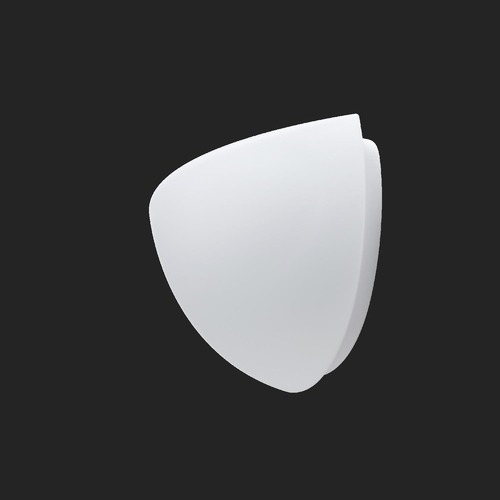 Dekorativní - OS NEL59229 NELA 2 nástěnné skleněné svítidlo bílá IP43 3000 K 15W LED HF (původní kód OS 59229) - OSMONT - foto 1