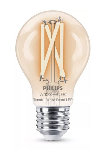 E27 - PH 8719514371989 WiZ Smart LED Žárovka Filament čirá 7 W (ekv. 60 W) 806lm 2700-6500K A60 E27 - PHILIPS - foto 1