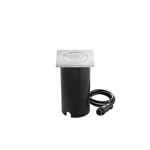 Zapuštěná - FAN LED-RUNNER-R8-24V Venkovní svítidlo pochozí LED RUNNER DC 24 V kulaté nikl hliník 10 W 1020 lm RGBW IP67 7,8x8,5 cm - FANEUROPE - foto 1