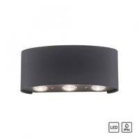 Nástěnná - PN 9488-13 CARLO LED nástěnné svítidlo, 6-bodovkové, antracit, venkovní a vnitřní, dekorativní 3000K - PAUL NEUHAUS