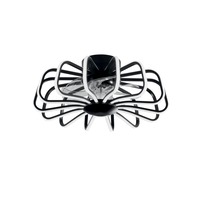 Ventilátory - FAN LED-GRECALE-B-INT Svítidlo s ventilátorem GRECALE černá akrylát/hliník 80 W 8470 lm CCT stmívatelné Wi‑Fi 50x20,7 cm - FANEUROPE