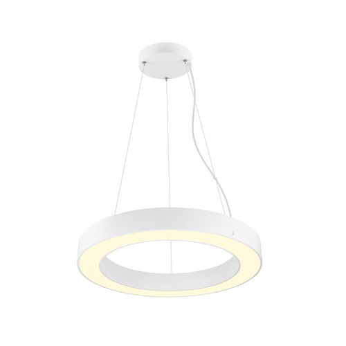 Kruhová - LA 1008592 MEDO® RING 60 závěsné svítidlo, délka závěsu 300 cm, 3000/4000K, 110°, PHASE, bílé. - BIG WHITE (SLV) - foto 1