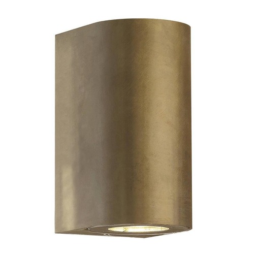 Nástěnná - NOR 49721035 Venkovní nástěnné svítidlo Canto Maxi 2 2x28W GU10 mosaz čirá - NORDLUX - foto 1