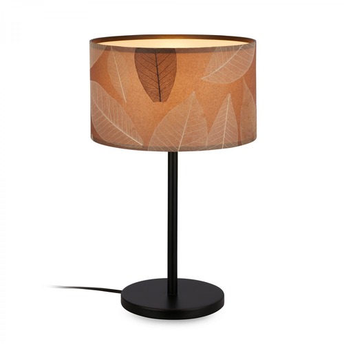 Stolní lampy dekorační - BRI 7853014 Mata stolní lampa, dekor s lístky, kávová barva - BRILONER - foto 1