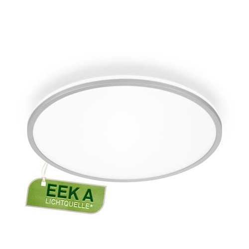 Kruhová - BRILO 3836014 Pulap A LED stropní svítidlo, třída A, přímé a nepřímé osvětlení, matný chrom - BRILO - foto 1