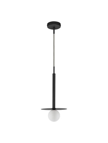 Subtilní - NV 9043306 Závěsné svítidlo PIELO černý kov opálové sklo G9W 1x5W 230V IP20 bez žárovky - NOVA LUCE - foto 1
