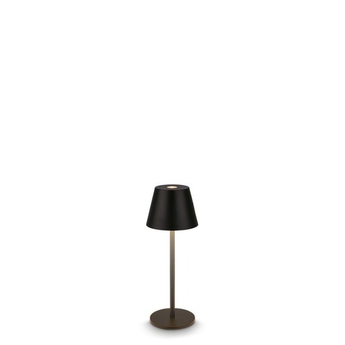 Stolní lampy dekorační - BRILO 7653015 Kiki Nano stolní lampička - 1,5W, 130lm, nabíjecí, LED, stmívatelné, teplá bílá, černá - BRILO - foto 1