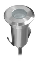 Zapuštěná - CEN PAVI-014230 Zemní LED PAVI 37mm 1W 24VAC/DC 3000K 80Lm15d 42x73mm 500kg IP65 IK06 - CENTURY