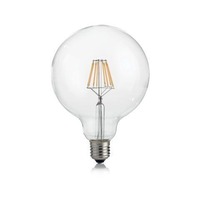 E27 - ILUX 271590 LED Filamentová žárovka Ideal Lux GLOBO D125 Trasparente 271590 E27 8W 860lm 3000K CRI90 čirá nestmívatelná - IDEALLUX
