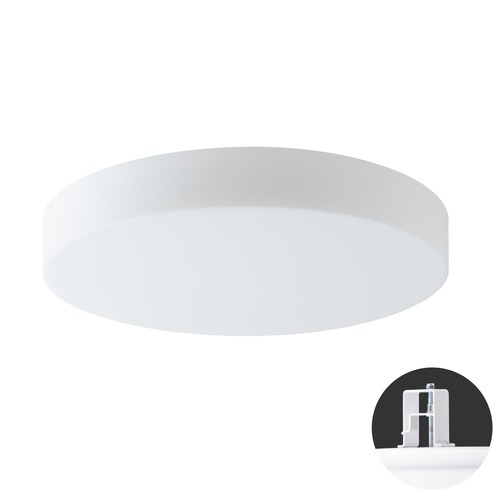 Koupelnová - OS ELS68148 ELSA V5 stropní/nástěnné skleněné polovestavné svítidlo bílá IP44 3000 K 36W LED - OSMONT - foto 1