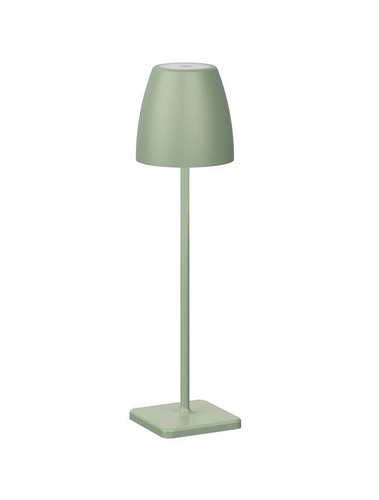 Na baterie - NV 9223998 Venkovní stolní lampa COLT olivově zelený litý hliník a akryl LED 2W 3000K IP54 62st. 5V DC vypínač na těle USB kabel stmívatelné - NOVA LUCE - foto 1