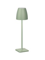 Na baterie - NV 9223998 Venkovní stolní lampa COLT olivově zelený litý hliník a akryl LED 2W 3000K IP54 62st. 5V DC vypínač na těle USB kabel stmívatelné - NOVA LUCE