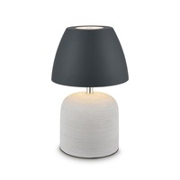 Stolní lampy dekorační - BRILO 7593015 Cera stolní lampa - 2,5W, 200lm, bezdrátová, IP44, LED, stmívatelná, teplá bílá, šedá/antracit - BRILO