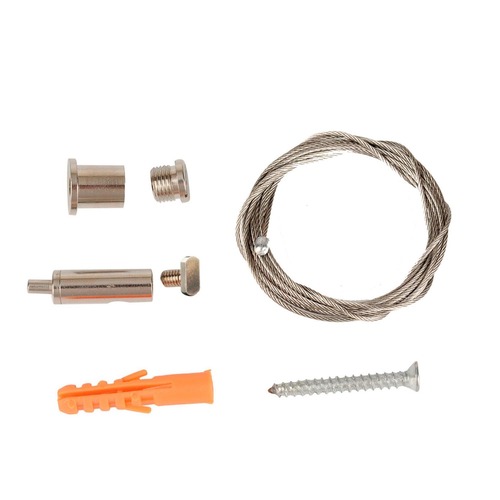 Úchyty a držáky pro Al profily - SLC S43329 Závěsná sada pro profil Pro A5 hliník - TLG - foto 1