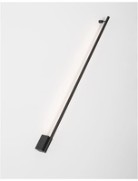 Nepřímé osvětlení - NV 9081900 Nástěnné svítidlo GROPIUS černý hliník LED 15W 230V 3000K IP20 - NOVA LUCE