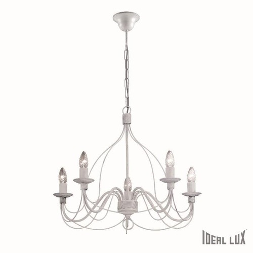 Dekorativní - ILUX 005881 Závěsné svítidlo Ideal Lux Corte SP5 bianco antico 005881 bílé - IDEALLUX - foto 1
