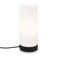 Stolní lampy dekorační - BRILO 7018-015 Stolní lampa, 25 cm, max. 25 W, černá - BRILO