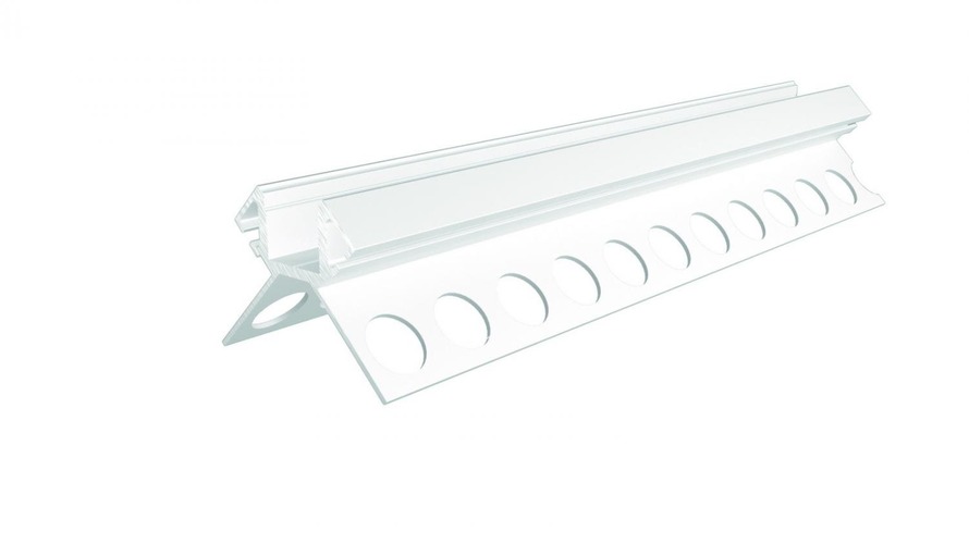 Al profily k zapuštění - IMPR 975385 Reprofil dlaždicový profil roh vnější EV-02-12 bílá lakované 2500 mm - LIGHT IMPRESSIONS - foto 1