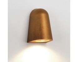 Nástěnná - AST 1317003 Nástěnné venkovní svítidlo Mast 6W GU10 staromosaz IP65 - ASTRO Lighting