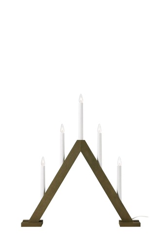 Interiérové dekorace - MAR 706224 Ariele adventní svícen tmavá hnědá 47 cm - Markslöjd - foto 1