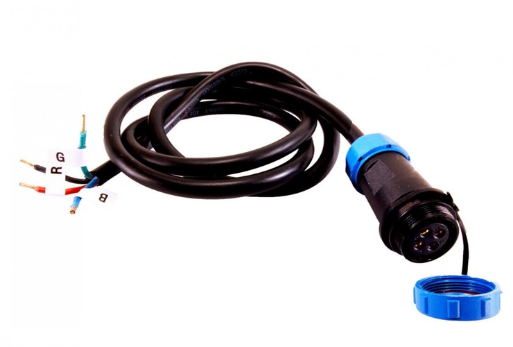 Příslušenství - IMPR 940033 Deko-Light Weipu HQ 12/24/48V přívodní kabel 4-pólový kabelový systém1000 mm - LIGHT IMPRESSIONS - foto 1