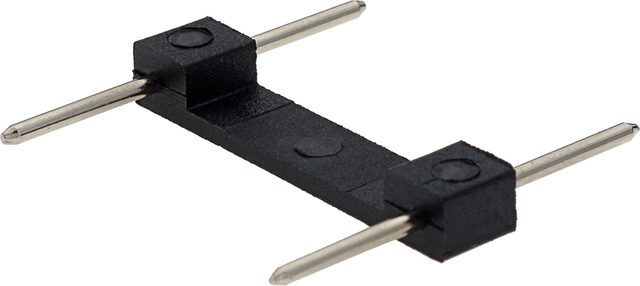 LED mini magnetické stopy - Černá přímá spojka - foto 1