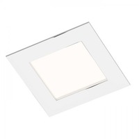 Hranatá - RED R12187 SLENDER SQ 8 zápustná chrom 230V LED 3W 3000K - RED - DESIGN RENDL