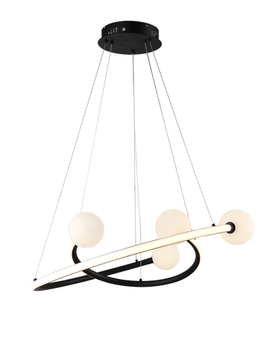 LED přívěšek - Závěsná LED lampa 36W Sand Black - foto 1