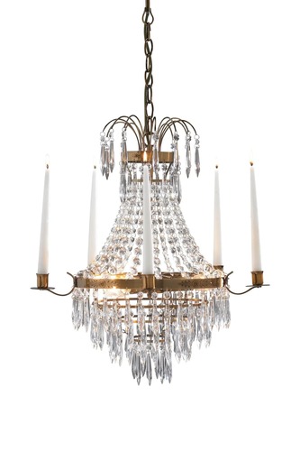 Kruhová - MAR 100602 Krageholm lustr staromosaz 50 cm - Markslöjd - foto 1