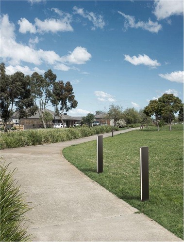 Sloupková - NV 9026125 Venkovní sloupkové svítidlo MINOT černý hliník a akryl LED 12W 3000K 100-240V 122st. IP54 - NOVA LUCE - foto 1