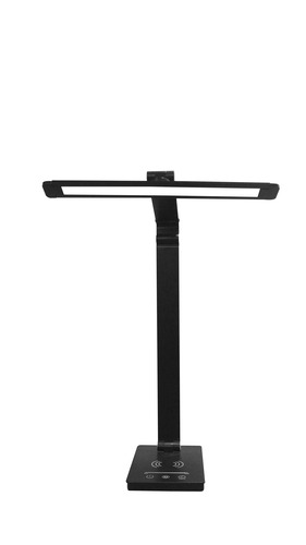 LED svítidla pro skříně a nábytek - Stolní lampa Bezdrátové nabíjení Černá CCT 7W - foto 1