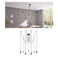Vícečetná - P 50390 Závěsné svítidlo Neordic Ketil 7-ramenné bez zdroje světla, max. 7x20W E27 - PAULMANN