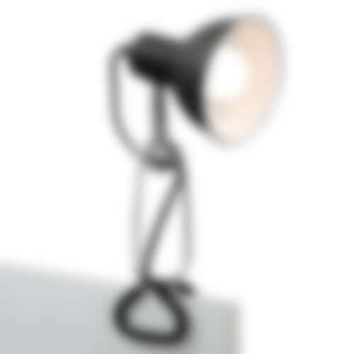 Stolní lampy s klipem - BRI 2790-015 Svítidlo se svorkou 30,5 cm 1x E14 8W černá - BRILONER - foto 1