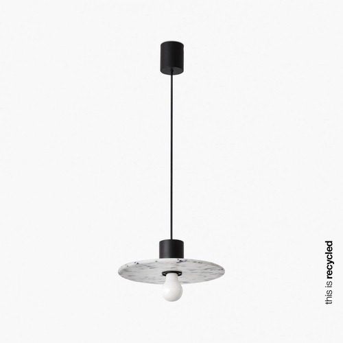 Dekorativní - FARO 68600-50 CONFETTI 300 závěsné svítidlo, recyklovaný marmoreal, pr. 30cm - FARO - foto 1